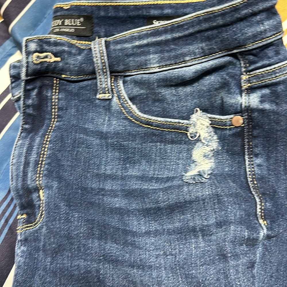 Just blue skinny jeans